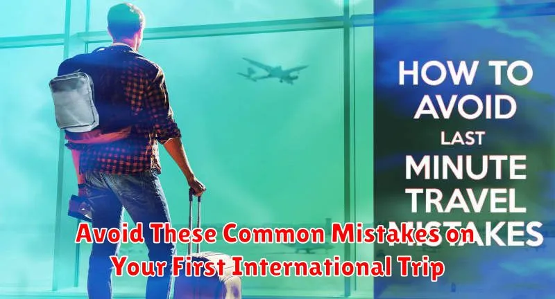 Avoid These Common Mistakes on Your First International Trip