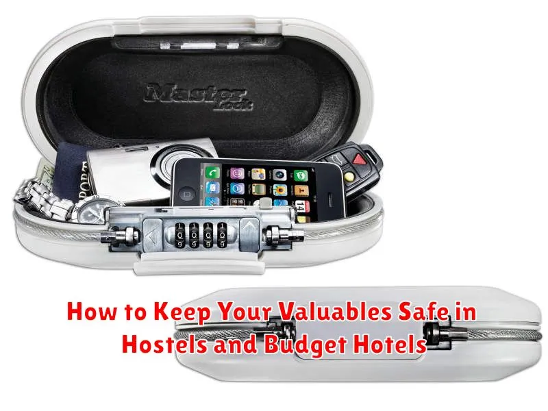 How to Keep Your Valuables Safe in Hostels and Budget Hotels