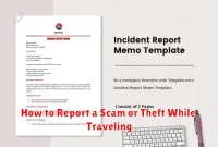 How to Report a Scam or Theft While Traveling How to Report a Scam or Theft While Traveling