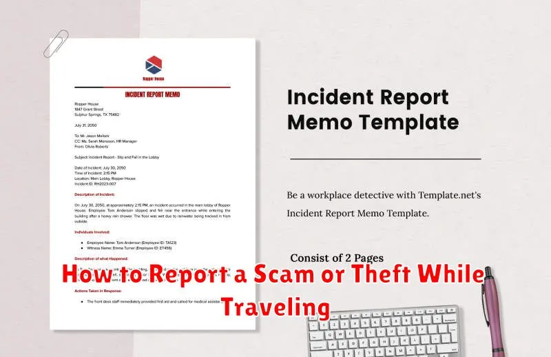 How to Report a Scam or Theft While Traveling
